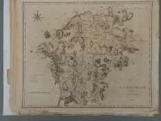 A folio of mainly Cary maps to include Westmoreland, Huntingdonshire, Northhamptonshire,