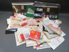 A box file of GB presentation packs and stamp booklets