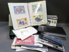 GB first day covers, presentation packs and PHQ cards,