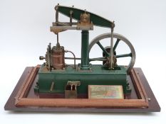Stuart live steam model beam engine with Watts Parallel Motion, 1in bore, 2in stroke,