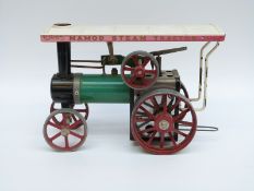 Mamod TE1A live steam traction engine.