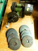 An indexing head or 4th axis with extra dividing plates