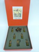 Tommy Atkins diecast WWI soldier set comprising eight Scottish soldiers,