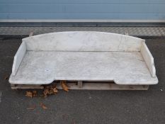 Marble top for a washstand