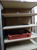 An industrial shelf unit (H199 x W123 x D62cm)