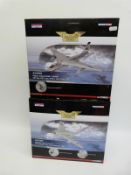 Two Corgi The Aviation Archive 1:144 scale limited edition diecast model aeroplanes Vickers Valiant