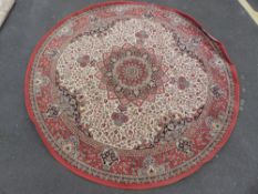 Three Persian style wool rugs,