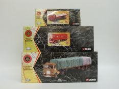 Three Corgi British Road Services limited edition diecast model lorries,