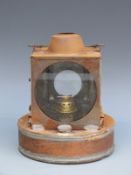 A BR WR railway signal lamp, height 20cm.