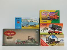 Five Corgi Classics diecast model commercial vehicles,