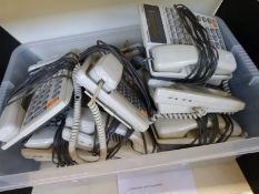 Twelve Panasonic office type telephones