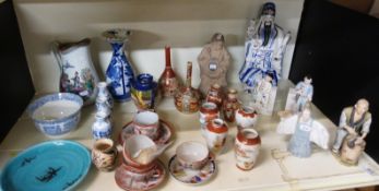 A collection of Oriental ceramics