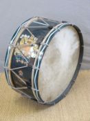 Royal Air Force inter war bass drum with painted insignia,