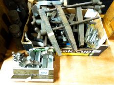 A quantity of engineer's clamps,