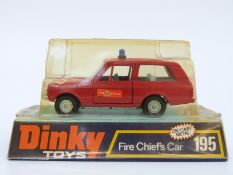 Dinky Toys diecast model Fire Chief's Car 195,