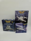Three Corgi The Aviation Archive 1:144 and 1:72 scale diecast model aeroplanes Military Avro