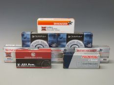 Two-hundred .222 Rem cartridge cases for re-loading, with the original boxes.