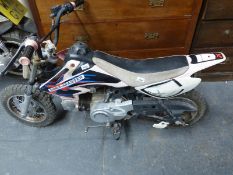 A Dirt Master child's motorcycle