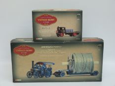 Two Corgi Vintage Glory of Steam limited edition diecast model vehicle sets Pickford Fowler B6 Road