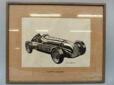 Brian Rouse pen and ink drawing 