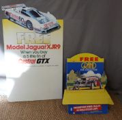 Point of sale advertising stands for Elf,