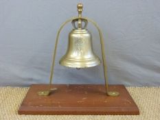 A 1942 bronze Air Ministry Scramble bell (standard size, height 25cm) with crown,
