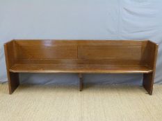 Medium pine pew, ex Paganhill Church,