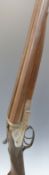 George Gibbs of Bristol 12 bore side lock side by side shotgun with named and engraved locks,