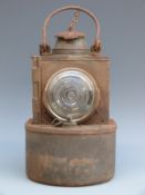 An LMS railway signalling or similar lamp,