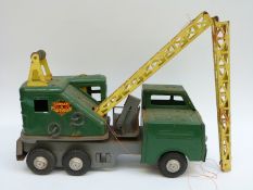 Marx tinplate Lumar Contractors High Lift Mobile Crane.