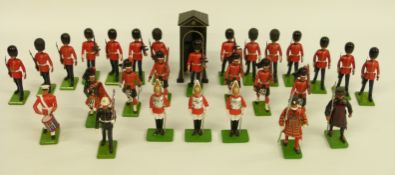 Twenty-eight Britains Guardsmen,