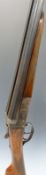 Ignacio Ugartechea Spanish 12 bore side by side ejector shotgun with engraved locks,