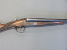 Charles Lancaster The Coronation Gun 12 bore side lock ejector shotgun with named locks engraved