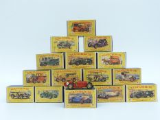 Sixteen Matchbox models of Yesteryear diecast Model vehicles,