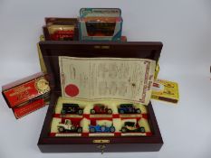 Twelve Matchbox diecast model vehicles and vehicle sets including 40th Anniversary Collection