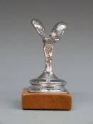 Rolls Royce Spirit of Ecstasy mascot on sprung base