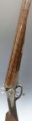WITHDRAWN W W Greener 12 bore side by side hammer action shotgun with named and engraved locks,