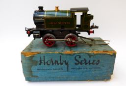 Hornby 0 gauge GWR 0-4-0 clockwork tank locomotive 6600,