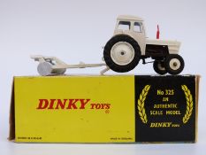 Dinky Toys diecast model David Brown Tractor with Disc Harrow 325,