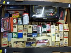 Sixty-five Lledo, Burago, ORO, EFE and other diecast model vehicles,