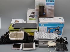 A quantity of computer and other accessories incluidng wireless keyboards, 3.
