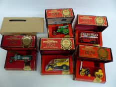 Five Matchbox Models of Yesteryear special edition diecast model vehicles, all in original boxes.