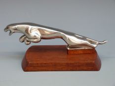 A mounted Jaguar car mascot, length 19.