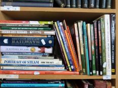 Approximately 70 railway books including many local interest, Bristol, Tetbury,