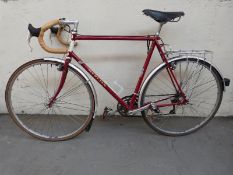 Mercian vintage gents racing/touring bicycle with Reynolds 531 competition decal to downtube and