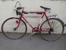 BSA Golden Clubman vintage touring/racing bicycle with leather seat