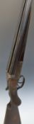 James Gregson of Blackburn 12 bore side by side shotgun with named and engraved locks,
