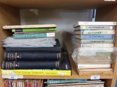 A quantity of motoring books including veteran car interest,
