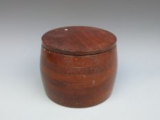 A collar box made from a laminated wood propeller with some details to base (possibly ex 43