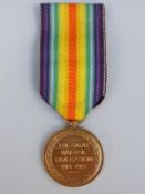 WWI victory medal named to 203411 Pte.
